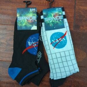 Men's Socks - Black and White